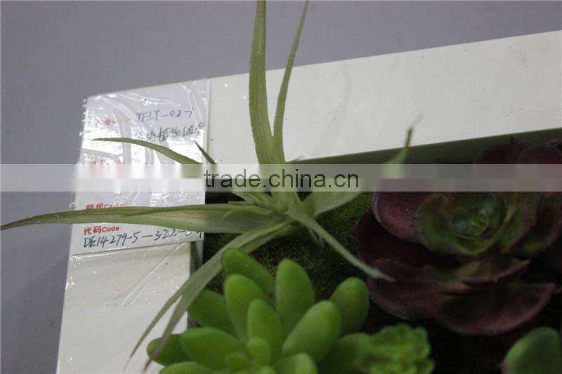 for home garden tiles deco 30*30*7cm paint color indoor artificial succlent boutique plant wall laminate combinations Ejq10 1201