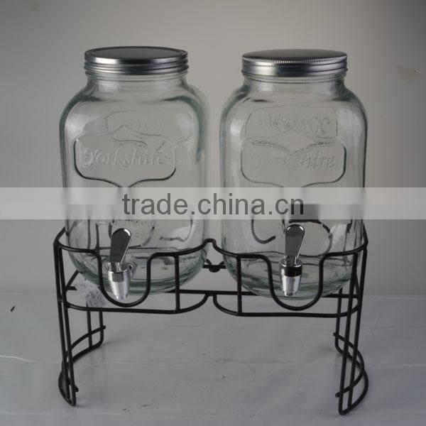 yorkshare design twins dispenser with metal stand