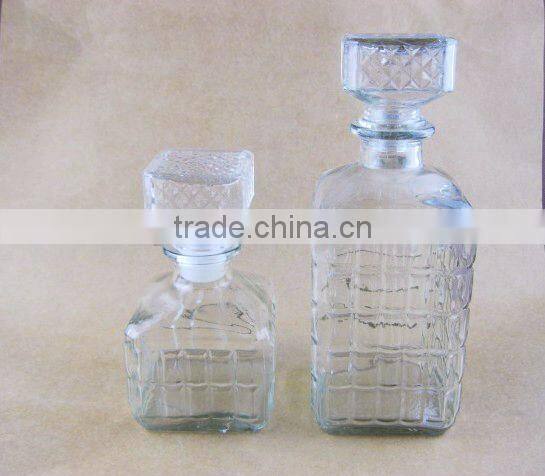 super quality glass wine bottle / glassware