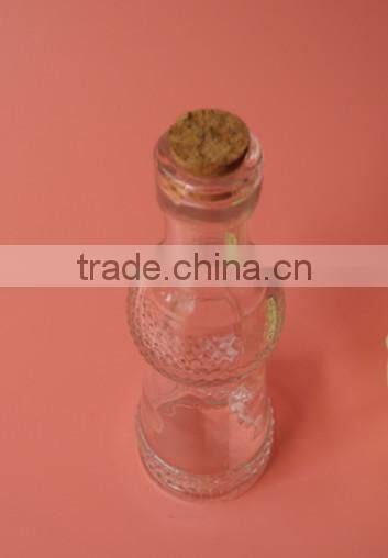 40ml cheap flint mini glass cork bottle