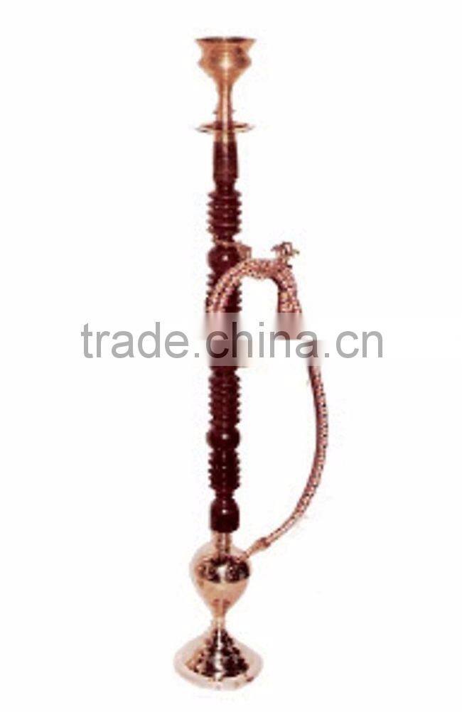 antique brass hookah