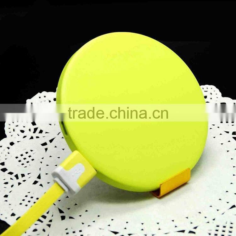 2017 New design custom logo mirror 2500mah power bank for iPhone 7