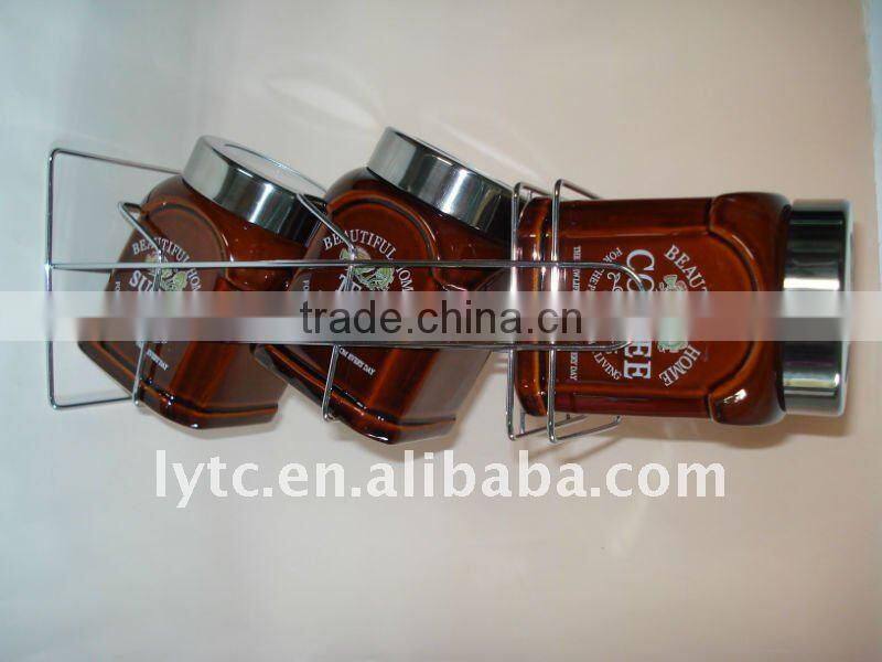 3pcs kitchen Ceramic Canister Set