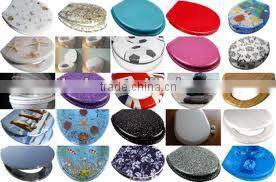 MDF toilet seat with printing