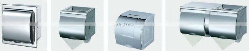 Bathroom steel roll paper dispenser