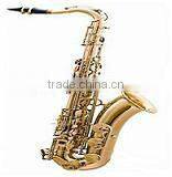 antique gold finish bass saxophone, Bb sax, professional saxophone