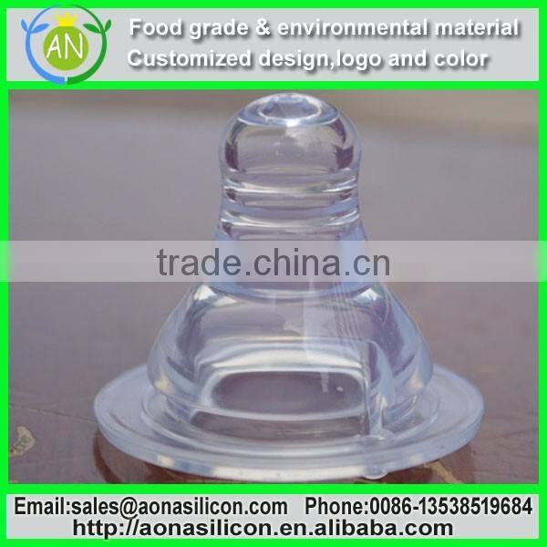 BPA Free Liquid Silicone Baby Pacifier, Soother Teat, Teether, Nipple Shield