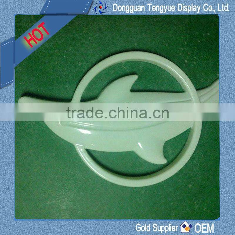 plastic advertising sign