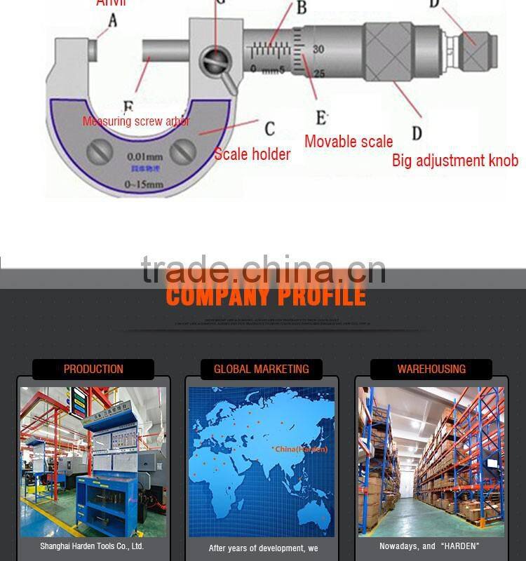 China Manufacturer Professional Alloy Steel Microcaliper