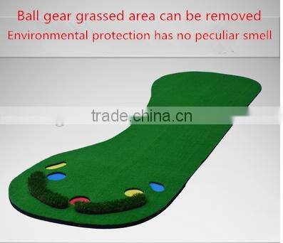 Non-toxic EVA foam rubber putting greens custom designed for golf for promotion