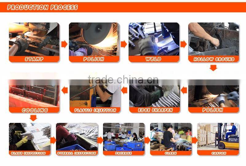 Butcher knife kitchen knife set with wooden handle