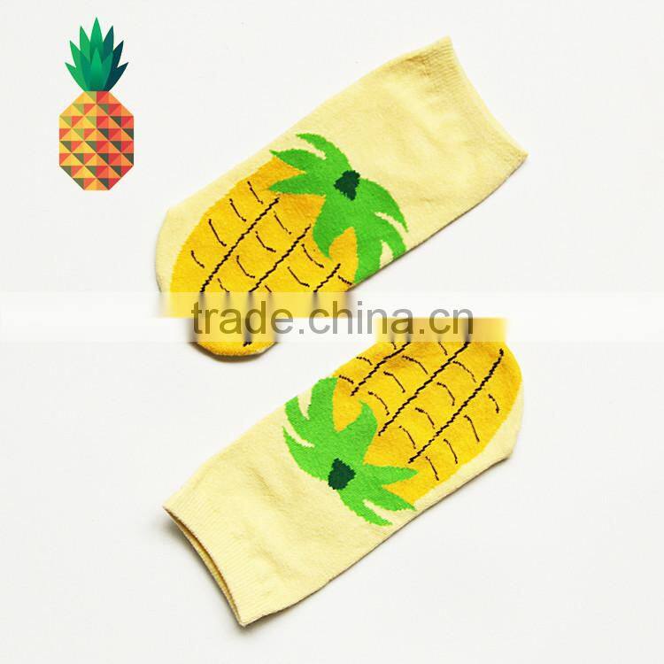 2015 Top Selling Fruits And Vegetables Pattern Fashion Socks Creative Winter Socks Custom Print Socks
