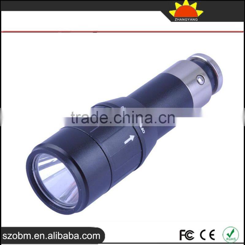 Wholesale OEM XP-E LED Portable Aerospace Aluminum Alloy Rechargeable Light LED Flashlight Torch