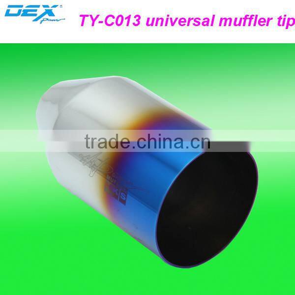auto universal colour stainless steel 304 muffler exhaust tips