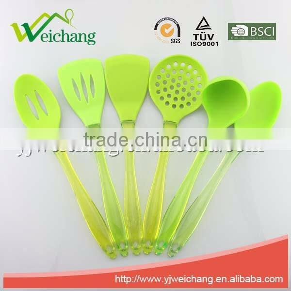 WCA085 Premium Silicone utensils TURNER Cooking Utensil Gadgets Set (Multi-color)