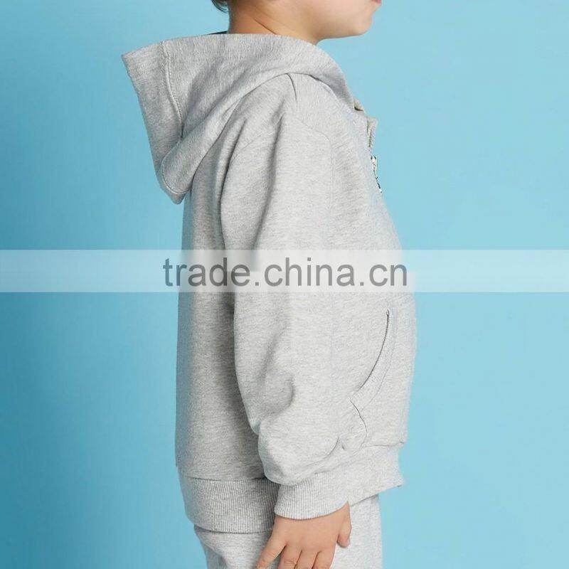 High Quality Baby Boy Hoodies Grey Hoodies
