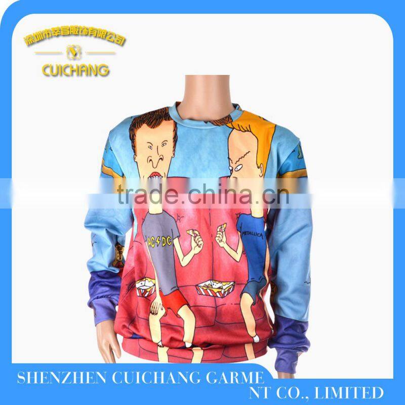 Custom design sweatshirt with sublimation printing