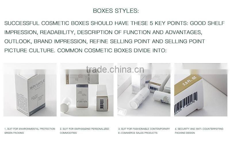 Wholesale Colorful Fancy Printing Custom Cosmetic Paper Box