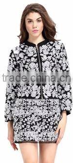 Domin fashion guangzhou factory alibaba ladies crop top sets