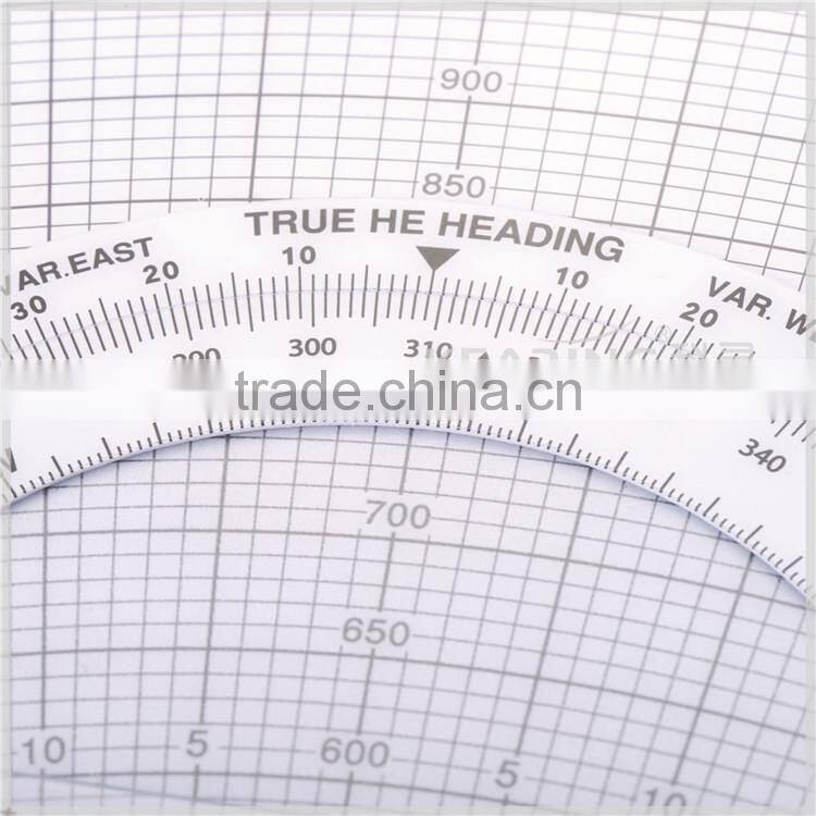 Kearing brand,#KCRP- 5 white slide graphic student plotter/flight computer equipement for pilot