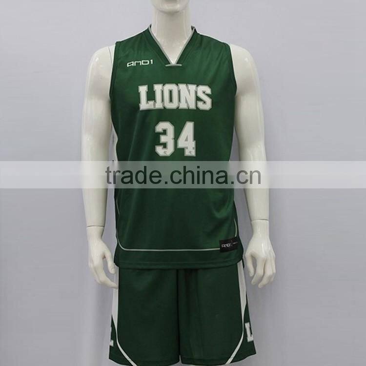 2016 new design basketball uniform