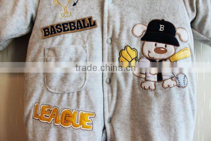 High Quality Lovely Style Baby Boy Winter Bodysuits Baby Romper