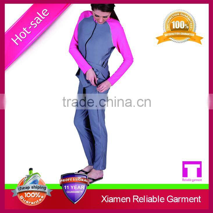 Wholesale spandex polyester muslim swimwear