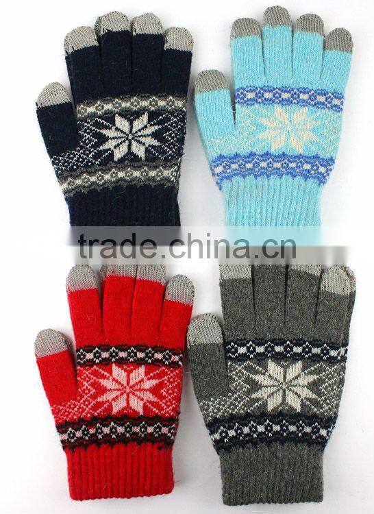 Wholesale custom smart screen touch gloves, winter gloves, iglove