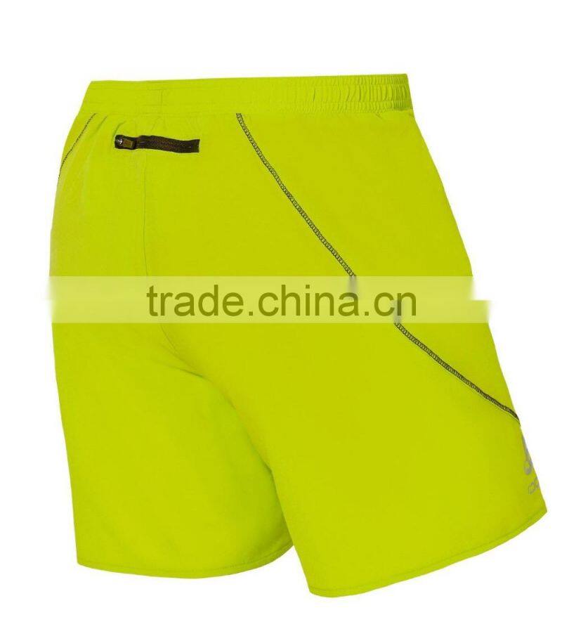 Running men fashion light green active dry fit bulk cheap sports shorts