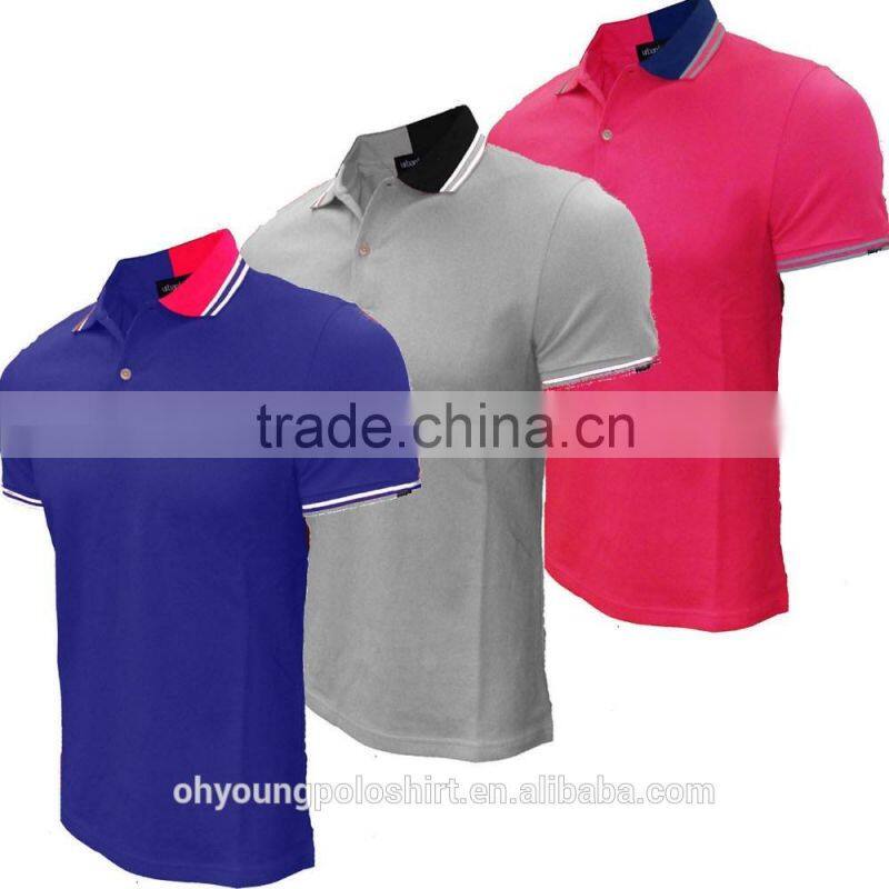 High Quality Golf Polo Shirt Cotton Pique Custom Blank Polo Shirt For Men Cheap Clothing Manufacturer Dri Fit Men's Polo Shirt