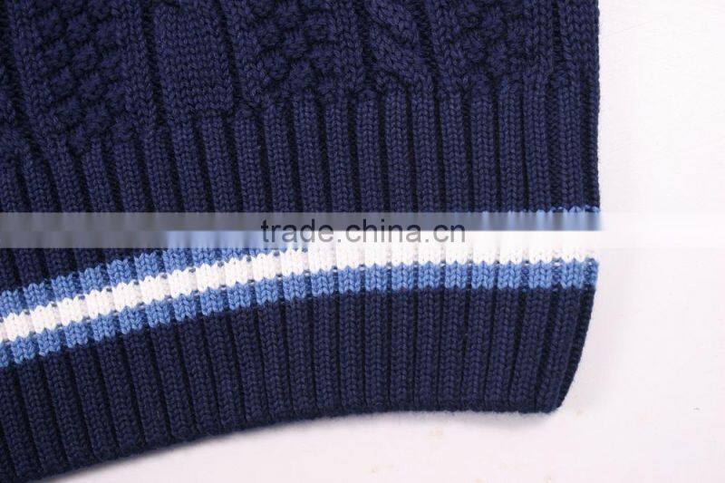 Knitting Sleeveless Name Brand Sweaters Vest For Men