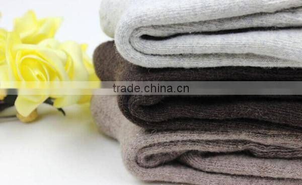 40 pcs/lot hot sale solid cotton and polyester mixed China made solid comfortable men thick socks