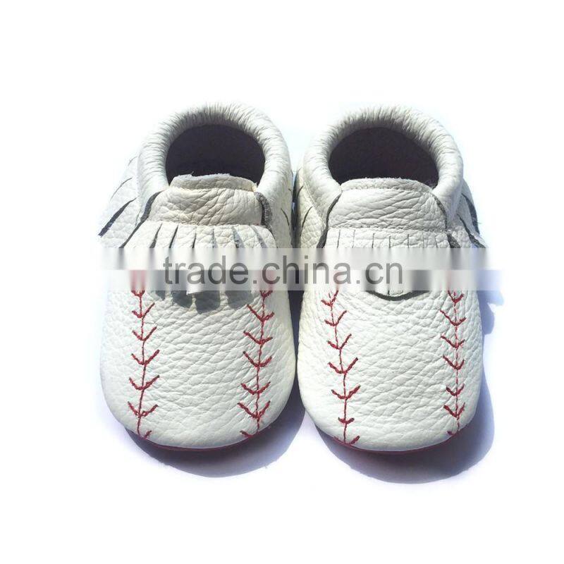 hot sale new fashion soft newborn leather baby moccasins