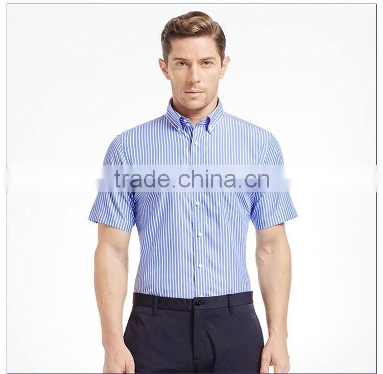 2016 Bospoke Summer Man Short Sleeve Business Shirt