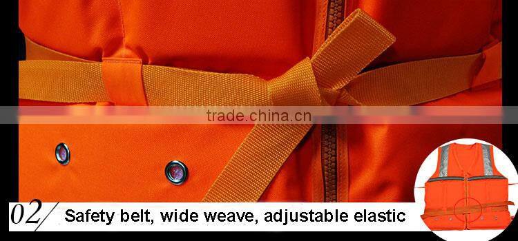 Kids LED orange life preserver lifejacket inflatable life vest