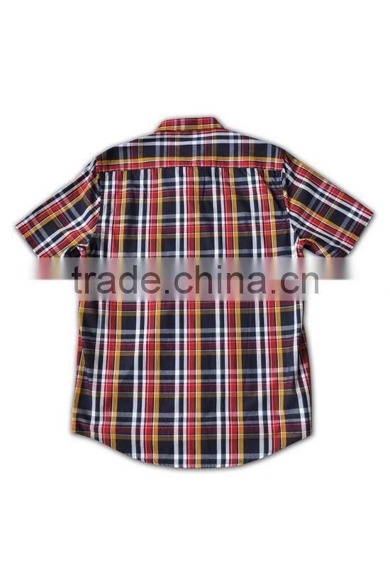 2015 hot sell wholesale high quality red and black color flannel shirts men