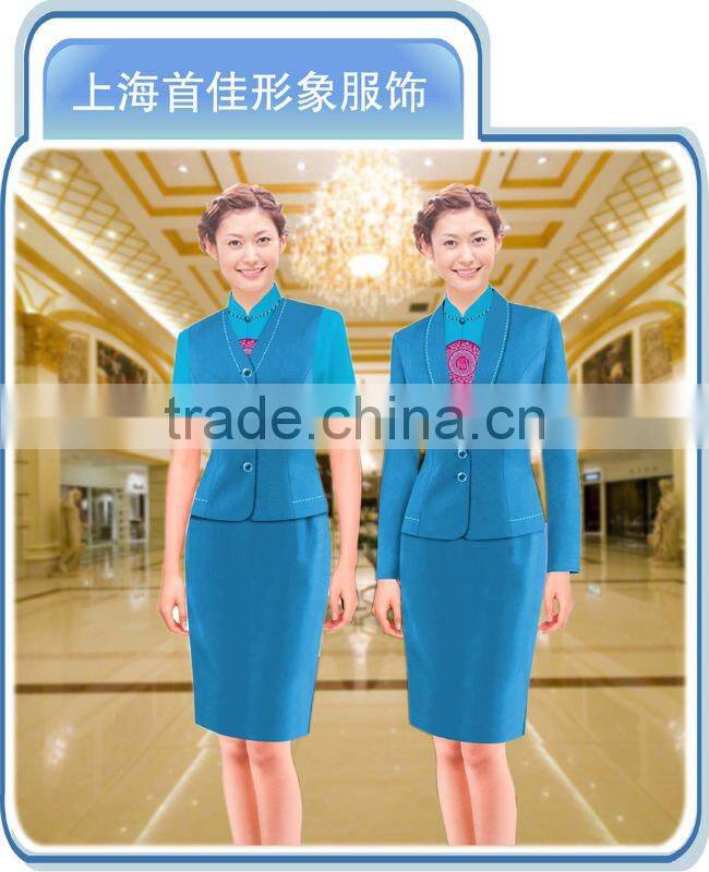 fashionable airline stewardess dress pilot uniform