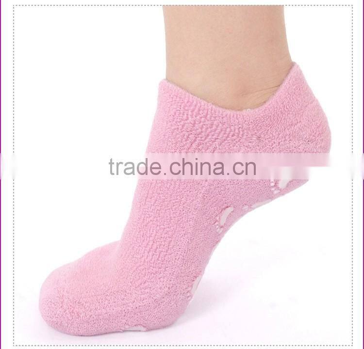 Moisturing and spa gel heel socks spa socks for cracked heel
