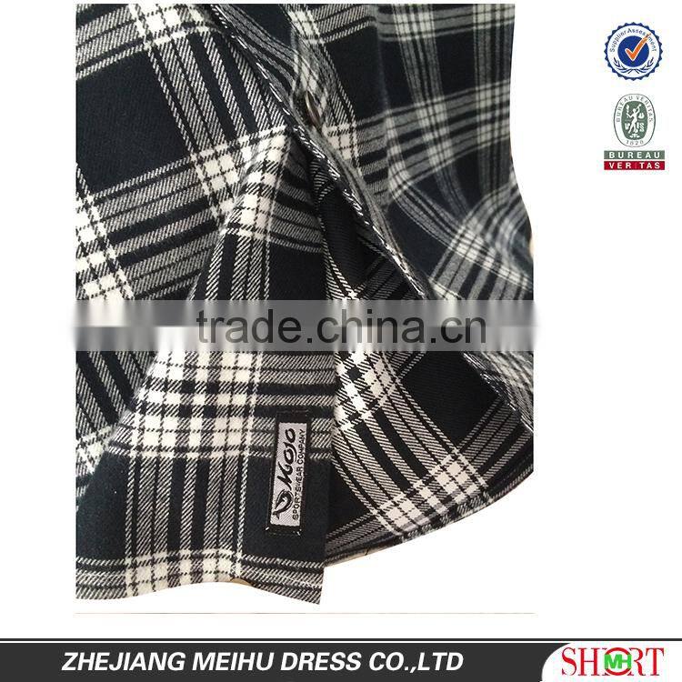 2016 Custom men flannel casual shirt