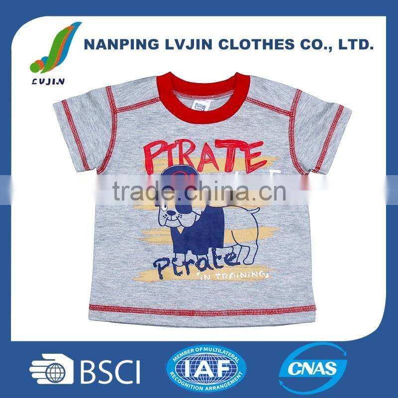 Cotton baby printed soft touch t shirt for boy