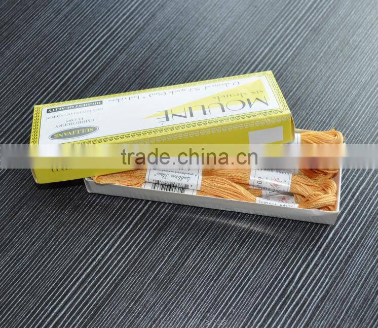 Cotton Singed & Mercerized Embroidery Thread On Skein