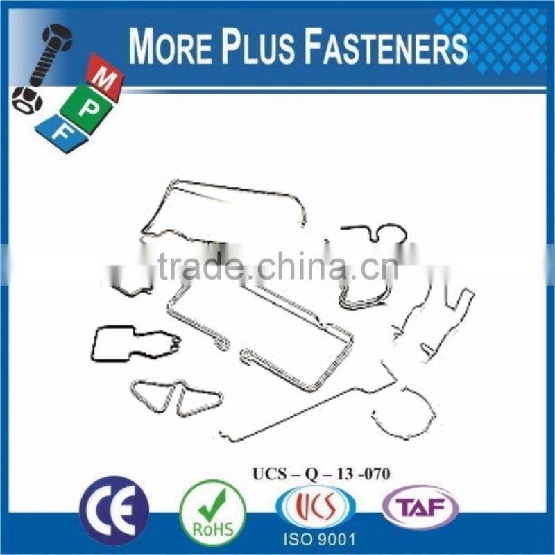 Made in Taiwan Custom Made Metal Small Zinc and Brass Wire Forms