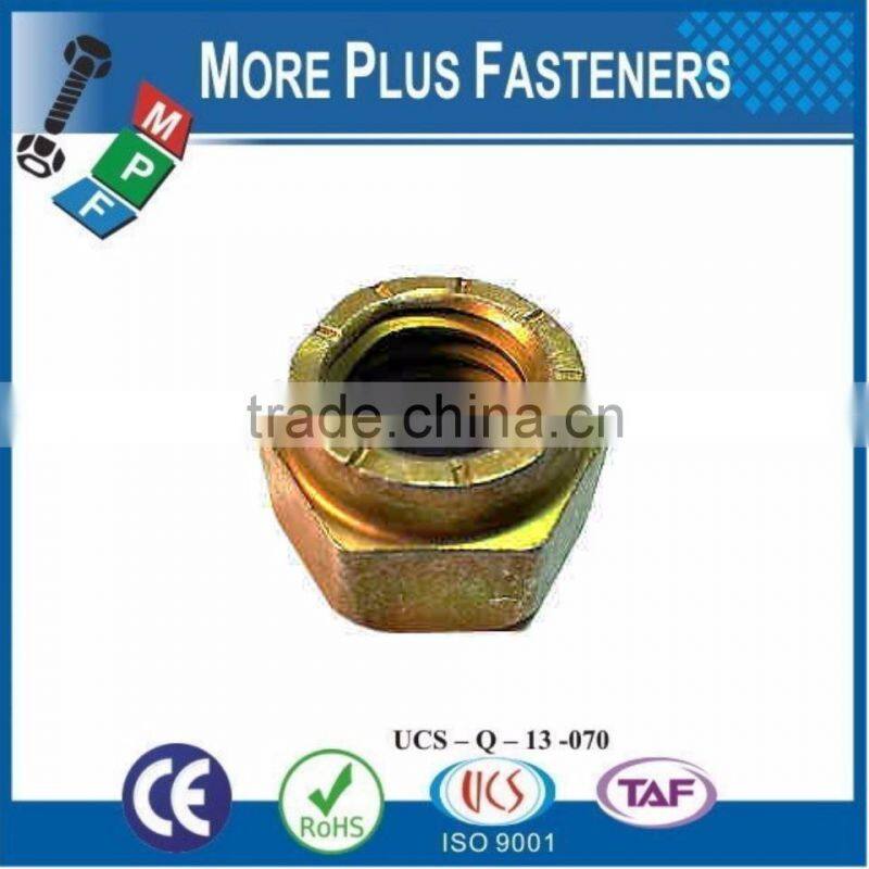 Made in Taiwan Stainless Steel Brass Metal Lock Countershaft Prevailing Torque Nut
