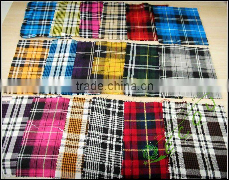 Table Cotton Checked Fabric