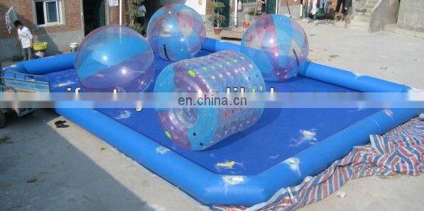 Commercial inflatable pools for water balls