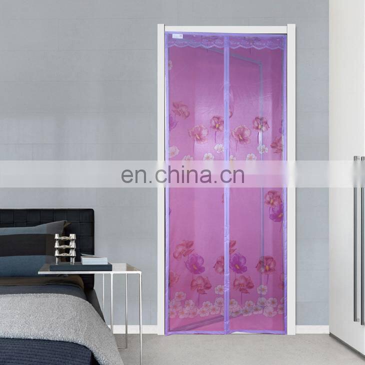 Custom Hands-Free Retractable Screen Door for Home Decoration