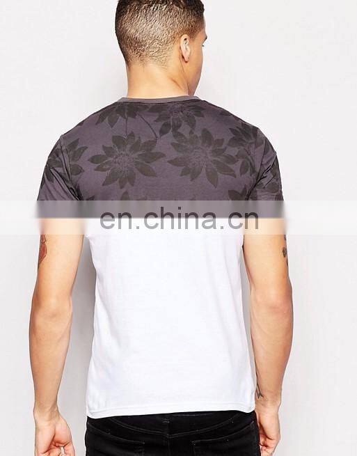 100% Cotton Customized o neck men t-shirt wholesale