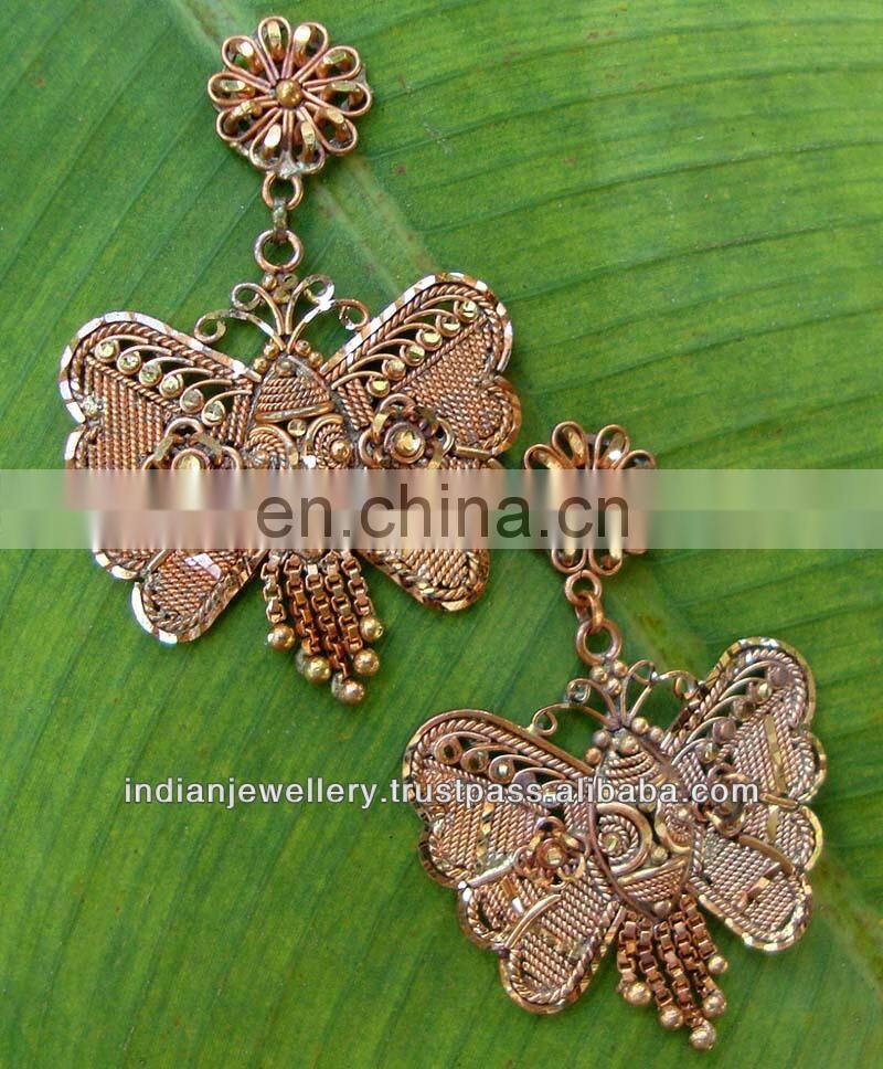 copper jewellery earrings manufacturer, copper jewelery earring exporter