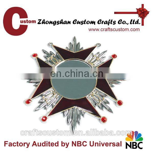 Honor Crown with Logo Custom Metal Medals for sale