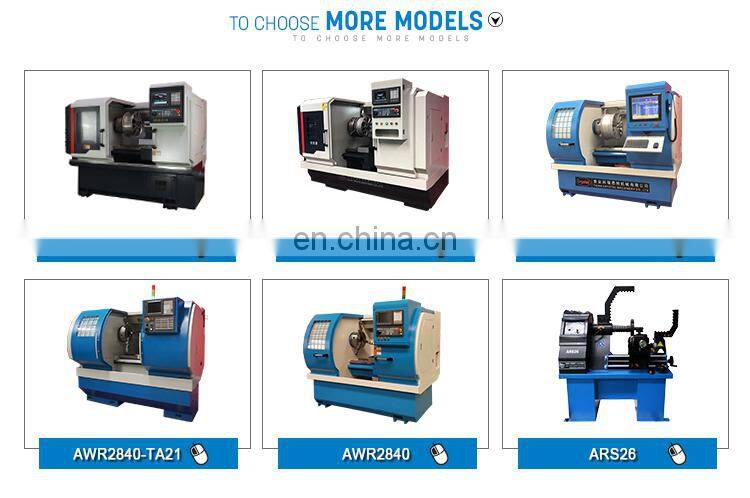 CNC WRM28H servo motors Alloy Wheel Repair equipment